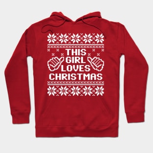 This Girl Loves Christmas Sweater Hoodie